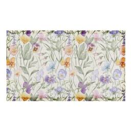Artsy Mats Watercolour Wild Flowers Doormat - Size: 60 cm x 90 cm - thumbnail 3