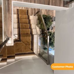runrug Stair Runner Carpet for Staircases - Soft & Comfy, 9mm - 'Tribal' in Beige - Size: 60 cm x 600 cm - thumbnail 4
