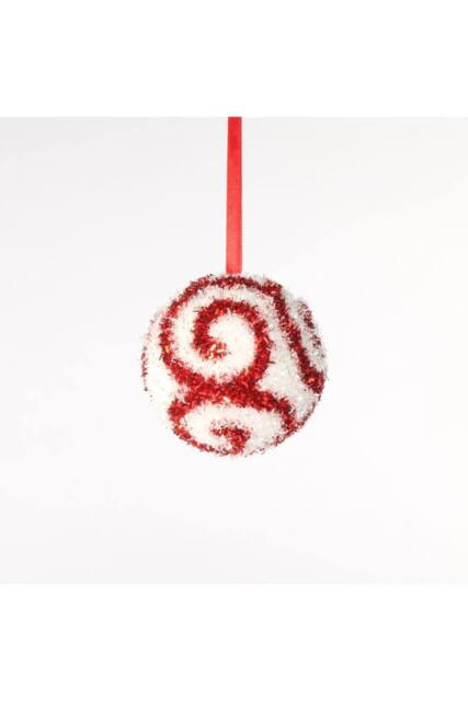 KDMD Candyland Decorative Bauble Dia10cm in Red - image 1