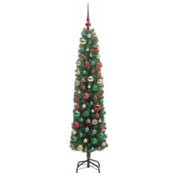 Berkfield Home Artificial Christmas Tree with 300 LEDs with Stand Green 180 cm - thumbnail 6