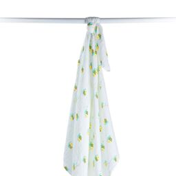 Lulujo Muslin Swaddle - Bumbling Bee - thumbnail 4