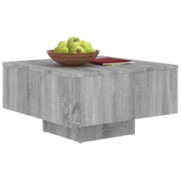 Berkfield Home Coffee Table Grey Sonoma 60x60x31.5 cm Engineered Wood - thumbnail 3