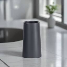 Showerdrape Alto 2 Set - Liquid Soap Dispenser & Tumbler in Grey - thumbnail 3