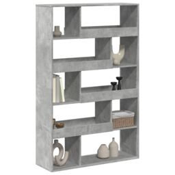 Berkfield Home Room Divider Concrete Grey 100x33x156.5 cm Engineered Wood - thumbnail 3