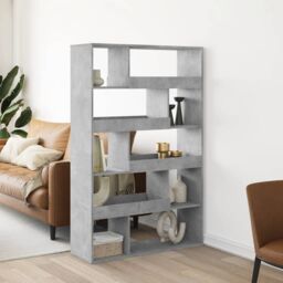 Berkfield Home Room Divider Concrete Grey 100x33x156.5 cm Engineered Wood
