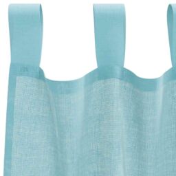 Berkfield Home Voile Curtains with Rod Pockets 2 pcs Turquoise - thumbnail 5