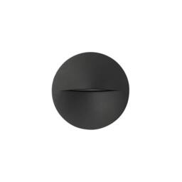 Netlighting Hide LED Outdoor Flush Wall Lamp Urban grey NeutralWhite 4000K IP65 in Black - thumbnail 3