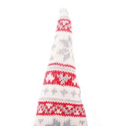 Voltico Christmas Gnome Decoration 41cm Dangly Legs Plush Gonk Ornament in Light Grey - Size: 1 Pack - thumbnail 3
