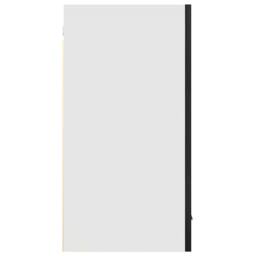 Berkfield Home Black Oak Hanging Cabinet - 80x31x60 cm - Made of Engineered Wood - Size: 80 x 31 x 60 cm - thumbnail 8