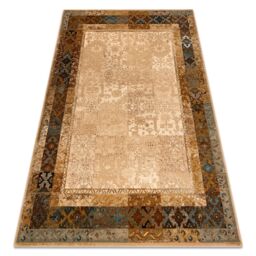 RugsX Wool Omega Rug in Brown - Size: 135 cm x 200 cm