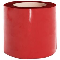 Berkfield Home Door Curtain Red 200 mmx1.6 mm 25 m PVC - thumbnail 5