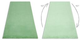 RugsX Bunny Rug in Green - Size: 160 cm x 220 cm - thumbnail 2