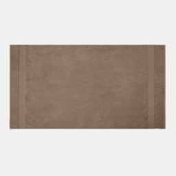 OHS Luxury 100% Cotton Bath Sheet Bathroom Towel in Light Brown - thumbnail 4
