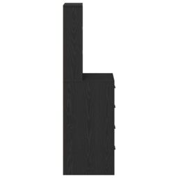 Berkfield Home Highboard Black Oak 40x41x135 cm Engineered Wood - Size: 40 x 41 x 135 cm - thumbnail 8