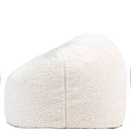 icon 2 Pack Kids Kingston Teddy Berber Fleece Classic Dome Bean Bag in Natural - Size: Medium - thumbnail 4