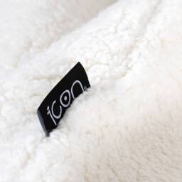 icon 2 Pack Kids Kingston Teddy Berber Fleece Classic Dome Bean Bag in Natural - Size: Medium - thumbnail 6
