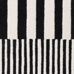 THE RUGS Ted Baker Stryve Woollen Pulse Black White Geometric Living Room Rug - Size: 160 cm x 230 cm - thumbnail 4