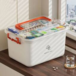 SPETLEK Medicine Storage Box red & white - Size: Large - thumbnail 5
