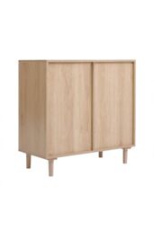 H&O Direct Wood & Rattan Accent Side Cabinet in Natural - thumbnail 5