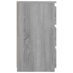 Berkfield Home Bed Cabinet Grey Sonoma 40x35x62.5 cm Engineered Wood - thumbnail 4