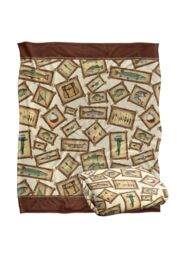 JQ Licensing Lodge Fishing Silky Touch Super Soft Throw Blanket 152 X 127 cm in White - thumbnail 2