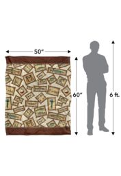 JQ Licensing Lodge Fishing Silky Touch Super Soft Throw Blanket 152 X 127 cm in White - thumbnail 5