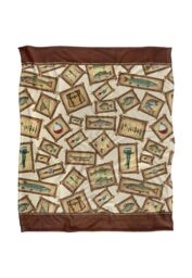 JQ Licensing Lodge Fishing Silky Touch Super Soft Throw Blanket 152 X 127 cm in White - thumbnail 1