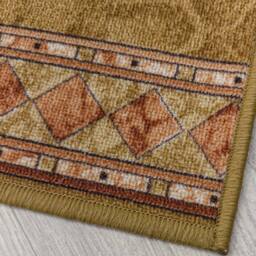 runrug Hallway Runner Rug - Non-Slip, Hardwearing, 5.4mm - 'Cheops' in Beige - Size: 100 cm x 330 cm - thumbnail 2