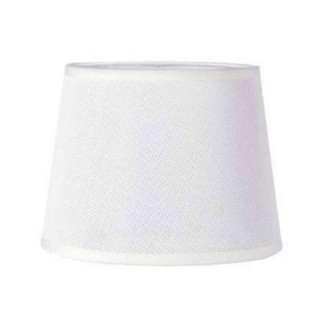 Netlighting Habana White Round Shade 210 240mm x 165mm Suitable for Table Lamps - image 1