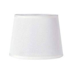 Netlighting Habana White Round Shade 210 240mm x 165mm Suitable for Table Lamps - thumbnail 1