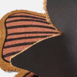 OHS Bow Shaped Coir Doormat Novelty Non Slip Door Rug in Brown - Size: Medium - thumbnail 6