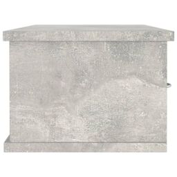 Berkfield Home Wall-mounted Drawer Shelf Concrete Grey 88x26x18.5 cm Engineered Wood - thumbnail 5