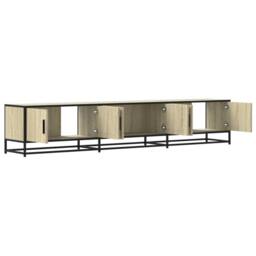 Berkfield Home TV Cabinet Sonoma Oak 210x35x41 cm Engineered Wood in Brown - Size: 210 x 35 x 41 cm - thumbnail 7