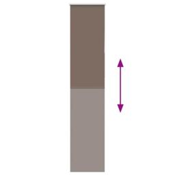 Berkfield Home Roller Blind Blackout Coffee 60x230 cm Fabric Width 55.7 cm Polyester in Brown - thumbnail 5