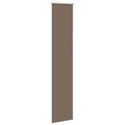 Berkfield Home Roller Blind Blackout Coffee 60x230 cm Fabric Width 55.7 cm Polyester in Brown - thumbnail 3