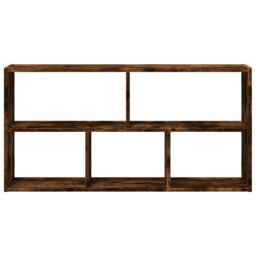 Berkfield Home Wall Shelf Smoked Oak 100x25x50 cm Engineered Wood in Brown - Size: 100 x 25 x 50 cm - thumbnail 4