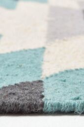 Homescapes Helsinki Handwoven Geometric Pattern Kilim Wool Rug - Size: 160 cm x 230 cm - thumbnail 4
