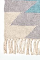 Homescapes Helsinki Handwoven Geometric Pattern Kilim Wool Rug - Size: 160 cm x 230 cm - thumbnail 3