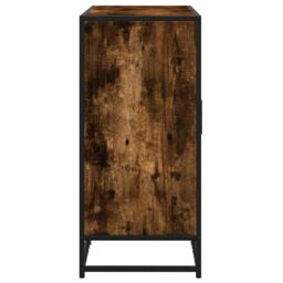 Berkfield Home Sideboard Smoked Oak 94x35x76 cm Engineered Wood in Brown - Size: 94 x 35 x 76 cm - thumbnail 5