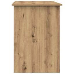 Berkfield Home Desk Artisan Oak 100x55x75 cm Engineered Wood in Brown - Size: 100 x 55 x 75 cm - thumbnail 5