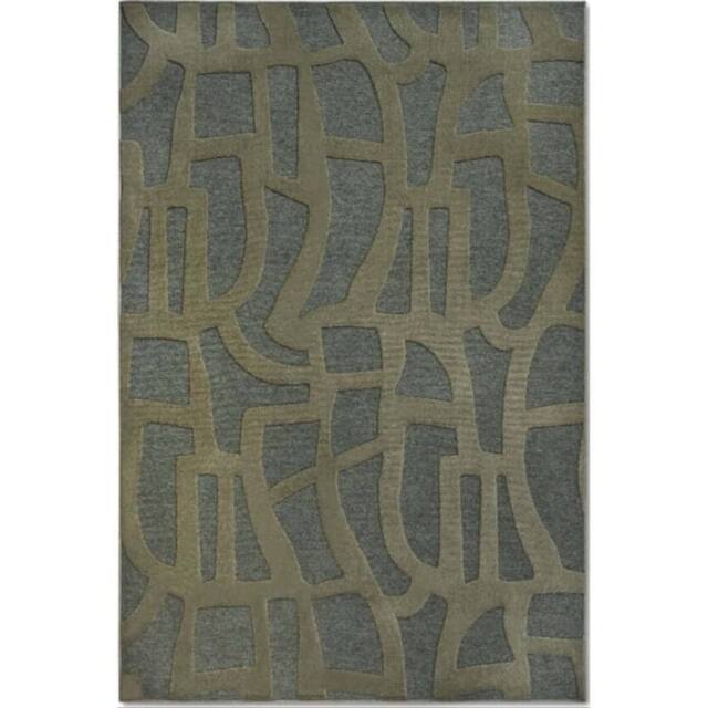 THE RUGS Villeroy & Boch 1879 Short Pile Rug Therese Polyester in Green - Size: 200 cm x 290 cm - image 1