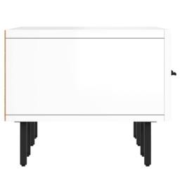 Berkfield Home TV Cabinet High Gloss White 150x36x30 cm Engineered Wood - Size: 150 x 36 x 30 cm - thumbnail 7