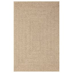 Berkfield Home Rug 160x230 cm Jute Look Indoor & Outdoor in Brown - Size: 100 cm diameter - thumbnail 4