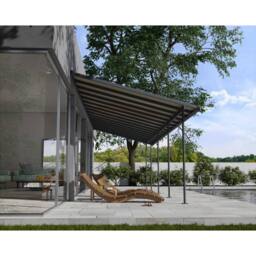 Palram Patio Cover Sierra 3X7.30 Clear - L739 x W299 x H305 - Grey - thumbnail 3