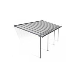 Palram Patio Cover Sierra 3X7.30 Clear - L739 x W299 x H305 - Grey - thumbnail 1