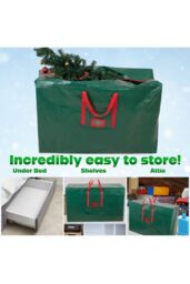Deco Express Christmas Tree Storage Bag 120×38×76cm in Green - thumbnail 5