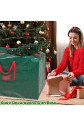 Deco Express Christmas Tree Storage Bag 120×38×76cm in Green - thumbnail 2