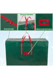 Deco Express Christmas Tree Storage Bag 120×38×76cm in Green - thumbnail 3