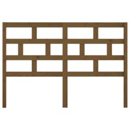 Berkfield Home Beautiful Bed Headboard Honey Brown 166x4x100 cm Solid Wood Pine - Size: 166 x 4 x 100 cm - thumbnail 4