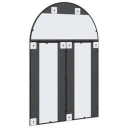 Berkfield Home Wall Mirror Black 80x120 cm Arch Iron - thumbnail 5